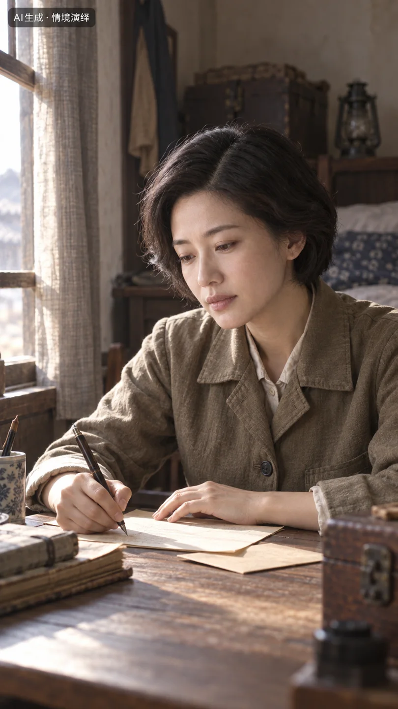 林徽因写信给女儿的情景演绎
